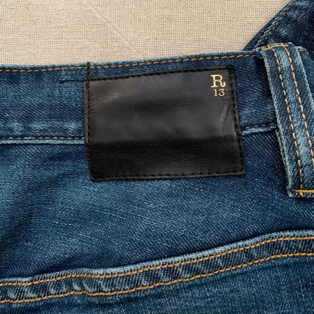 R13 MENS JEANS- BOY RENTON BLUE - SIZE 31